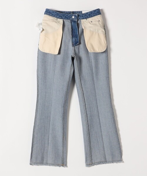SHIPS any（シップス エニィ）の「SHIPS any: センタープレス デニム パンツ［SHIPS any DENIM］（デニムパンツ・レディース・ブラック/ブルー・34/38/40/36）」の20枚目の写真