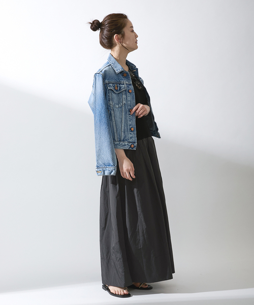 IENA（イエナ）の「ドッキングワンピース（ワンピース・レディース・ブラック/ホワイト・FREE）」の14枚目の写真