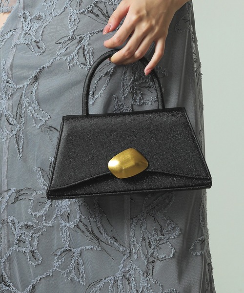 セール】2way トランぺジウムフォルム パーティーバッグ 結婚式