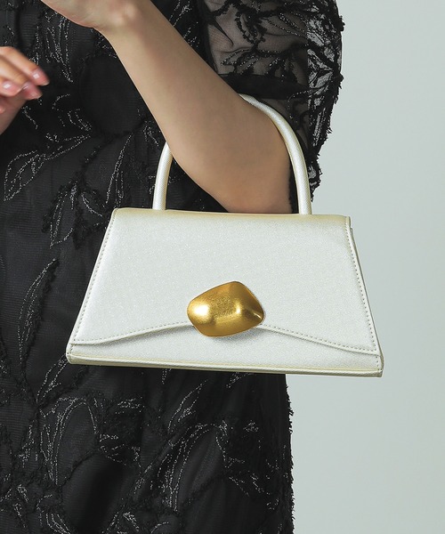 セール】2way トランぺジウムフォルム パーティーバッグ 結婚式