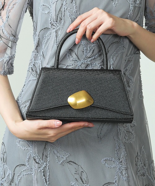 セール】2way トランぺジウムフォルム パーティーバッグ 結婚式