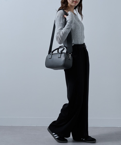 MAISON BREEZE reveur(メゾンブリーズレヴール)の「【MAISON BREEZE reveur】2wayスクエアボストンバッグ ショルダーバッグ(ボストンバッグ・レディース・ブラウン/ブラック/グレー/シルバー・FREE)」の19枚目の写真