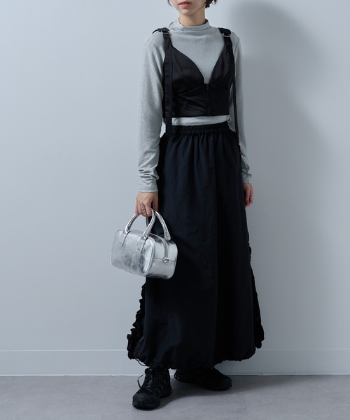 MAISON BREEZE reveur(メゾンブリーズレヴール)の「【MAISON BREEZE reveur】2wayスクエアボストンバッグ ショルダーバッグ(ボストンバッグ・レディース・ブラウン/ブラック/グレー/シルバー・FREE)」の7枚目の写真