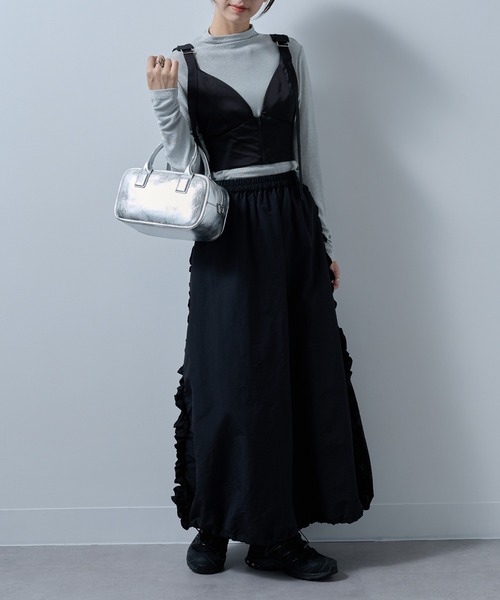 MAISON BREEZE reveur(メゾンブリーズレヴール)の「【MAISON BREEZE reveur】2wayスクエアボストンバッグ ショルダーバッグ(ボストンバッグ・レディース・ブラウン/ブラック/グレー/シルバー・FREE)」の8枚目の写真