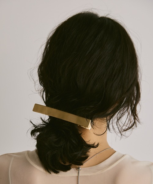 Aunt Marie's（アントマリーズ）の「メタルBIGヘアクリップ/バレッタ（バレッタ/ヘアクリップ・レディース・シルバー/ゴールド・FREE）」の9枚目の写真