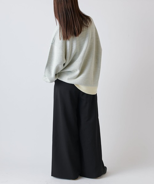 Lui's（ルイス）の「【Neucon/ニューコン】花柄ジャガードニット（ニット/セーター・メンズ・ホワイト/ブラック・FREE）」の21枚目の写真