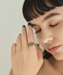 CENE（セネ）の「【CENE】セネ/ネジレストーンリング（リング）」