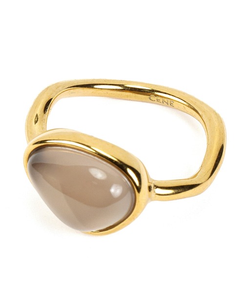 CENE（セネ）の「【CENE】セネ/ネジレストーンリング（リング・レディース・ゴールド・13号/11号/9号）」の8枚目の写真