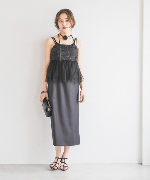 mysty woman（ミスティウーマン）の「フラワーリボンチョーカー 138295（チョーカー・レディース・オフホワイト/ブラック・FREE）」の12枚目の写真