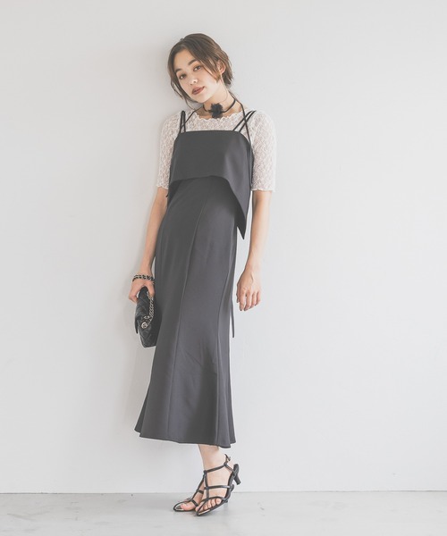 mysty woman（ミスティウーマン）の「フラワーリボンチョーカー 138295（チョーカー・レディース・オフホワイト/ブラック・FREE）」の13枚目の写真