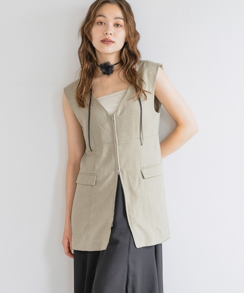 mysty woman（ミスティウーマン）の「フラワーリボンチョーカー 138295（チョーカー・レディース・オフホワイト/ブラック・FREE）」の14枚目の写真