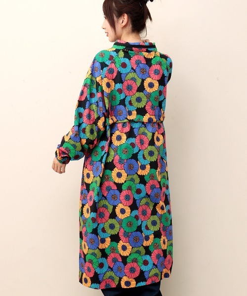 チチカカ（チチカカ）の「収納フード付きロングジャケット（ブルゾン・レディース・ベージュ/その他1/ブラック・FREE）」の10枚目の写真