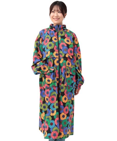 チチカカ（チチカカ）の「収納フード付きロングジャケット（ブルゾン・レディース・ベージュ/その他1/ブラック・FREE）」の13枚目の写真