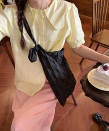【urge select】凹凸 ダイヤ模様 ショルダーバッグ