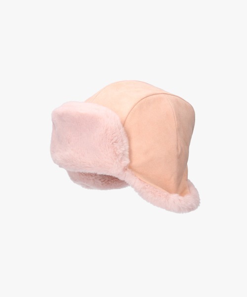 arth（アース）の「arth  Hood Trapper Hat / アース（ハット・レディース・ブラック/ベージュ/ピンク・57~59cm）」の2枚目の写真