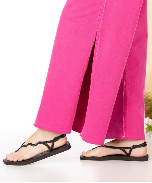 havaianas(ハワイアナス)の「havaianas (ハワイアナス) / Soleil サンダル ラバービーチサンダル(サンダル・レディース・ベージュ/ブラック/ピンク系その他・23/22/25.5/24.5)」の1枚目の写真