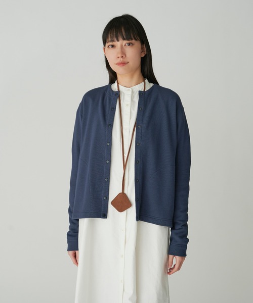 Snow Peak（スノーピーク）の「TAKIBI Sweatshirt Cardigan（カーディガン/ボレロ・レディース・ネイビー/ブラック/オリーブ・3/1/2/4）」の3枚目の写真