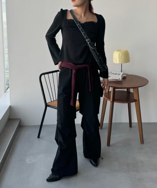 セール】腰巻き3WAYジャガードニット（ストール/ショール