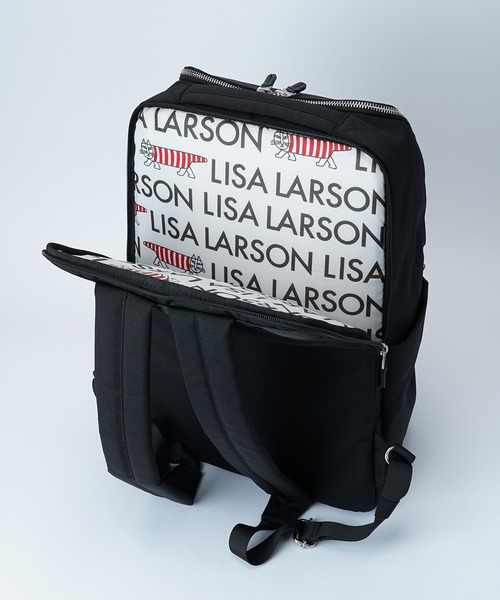 Lisa Larson(リサラーソン)の「【WEB限定】LISA LARSON リサ・ラーソン リュックサック(バックパック/リュック・レディース・ブラック×ゴールド・ONE SIZE)」の21枚目の写真