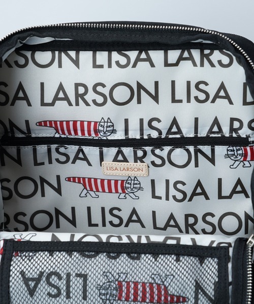 Lisa Larson(リサラーソン)の「【WEB限定】LISA LARSON リサ・ラーソン リュックサック(バックパック/リュック・レディース・ブラック×ゴールド・ONE SIZE)」の18枚目の写真
