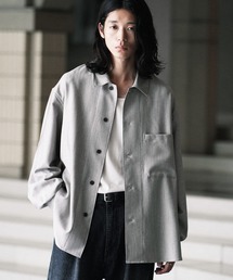 WYM LIDNM | FAUX WOOL COMFORT SHIRT(シャツ/ブラウス)