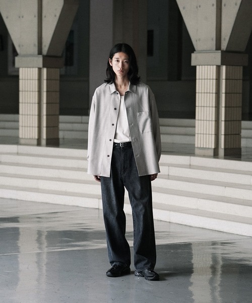 FAUX WOOL COMFORT SHIRT Sサイズ セールFAUX WOOL COMFORT SHIRT（シャツ⁄ブラウス）｜WYM LIDNM