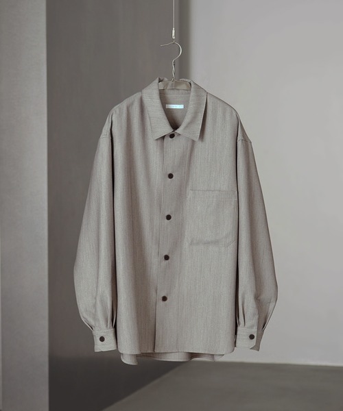 FAUX WOOL COMFORT SHIRT（シャツ/ブラウス）｜WYM LIDNM（ウィム バイ リドム）