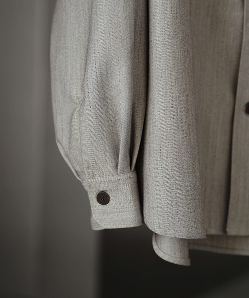 FAUX WOOL COMFORT SHIRT（シャツ/ブラウス）｜WYM LIDNM（ウィム バイ リドム）