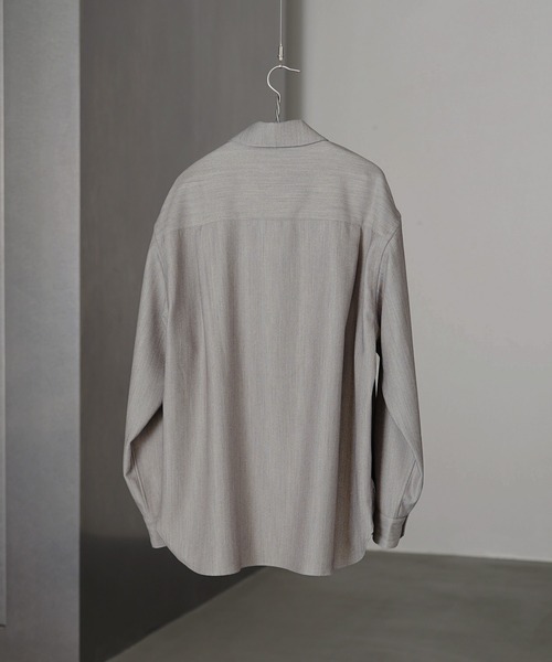 FAUX WOOL COMFORT SHIRT（シャツ/ブラウス）｜WYM LIDNM（ウィム バイ リドム）
