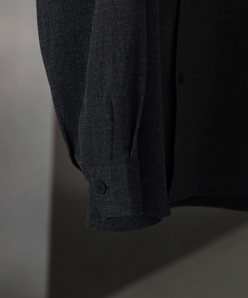 FAUX WOOL COMFORT SHIRT（シャツ/ブラウス）｜WYM LIDNM（ウィム バイ リドム）