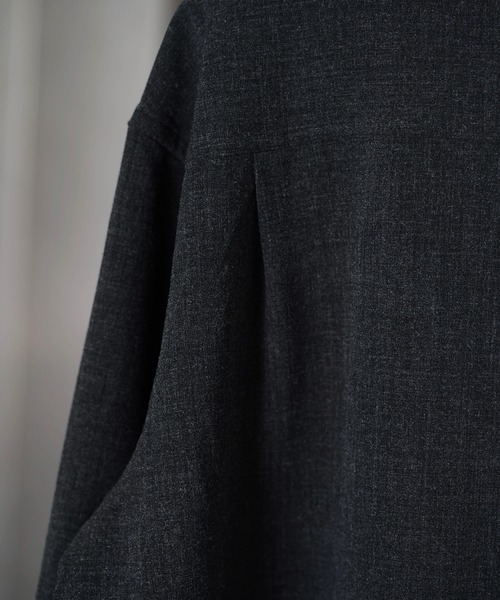 FAUX WOOL COMFORT SHIRT（シャツ/ブラウス）｜WYM LIDNM（ウィム バイ リドム）