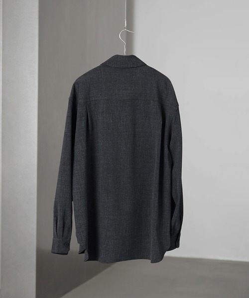 FAUX WOOL COMFORT SHIRT（シャツ/ブラウス）｜WYM LIDNM（ウィム バイ リドム）