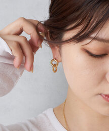 ゴールドピアス ダブルリング