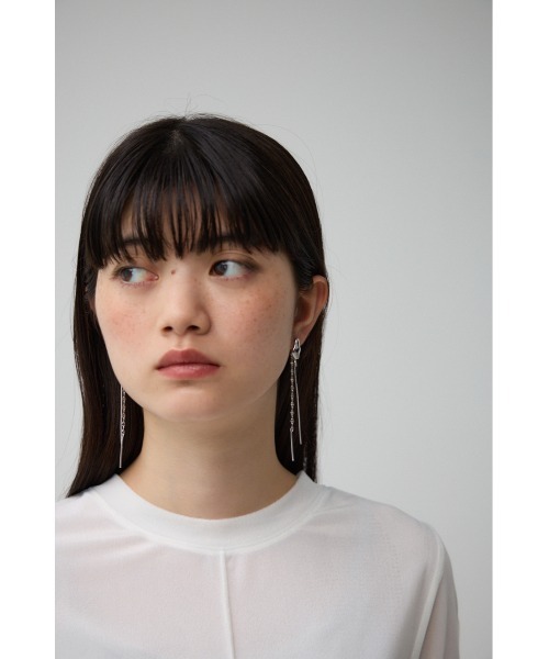 AZUL by moussy（アズールバイマウジー）の「ミックスチェーンスウィングデザインピアス（ピアス（両耳用）・レディース・ゴールド系その他/シルバー・FREE）」の13枚目の写真