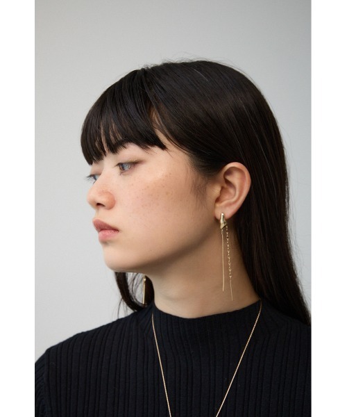 AZUL by moussy（アズールバイマウジー）の「ミックスチェーンスウィングデザインピアス（ピアス（両耳用）・レディース・ゴールド系その他/シルバー・FREE）」の8枚目の写真
