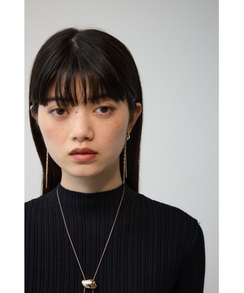 AZUL by moussy（アズールバイマウジー）の「ミックスチェーンスウィングデザインピアス（ピアス（両耳用）・レディース・ゴールド系その他/シルバー・FREE）」の7枚目の写真