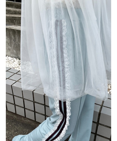 WC（ダブル シー）の「レースライントラックパンツ（その他パンツ・レディース・ピンク/サックスブルー/ブラック・FREE）」の20枚目の写真