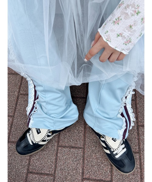 WC（ダブル シー）の「レースライントラックパンツ（その他パンツ・レディース・ピンク/サックスブルー/ブラック・FREE）」の21枚目の写真