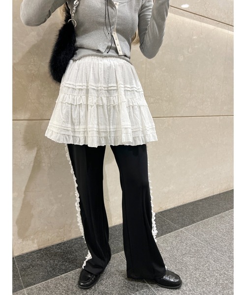 WC（ダブル シー）の「レースライントラックパンツ（その他パンツ・レディース・ピンク/サックスブルー/ブラック・FREE）」の9枚目の写真