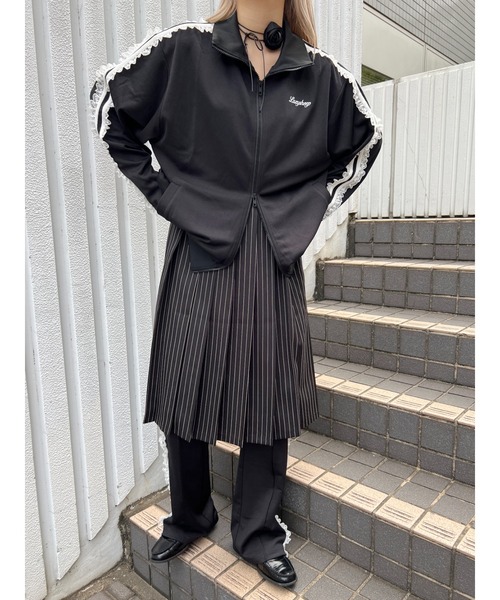 WC（ダブル シー）の「レースライントラックパンツ（その他パンツ・レディース・ピンク/サックスブルー/ブラック・FREE）」の12枚目の写真