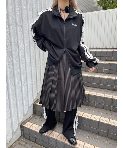 WC（ダブル シー）の「レースライントラックパンツ（その他パンツ・レディース・ピンク/サックスブルー/ブラック・FREE）」の13枚目の写真