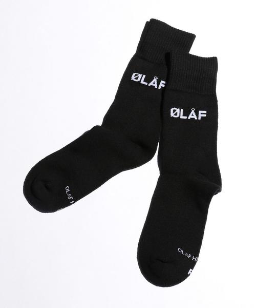 MONKEY TIME（モンキータイム）の「＜OLAF HUSSEIN＞ OLAF SOCKS/ソックス◆（ソックス/靴下・メンズ・ホワイト/ブラック・フリー）」の2枚目の写真