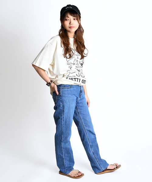 【MARAI】ネコちゃんイラストプリント 半袖 Tシャツ（Tシャツ/カットソー）｜MARAI（マーライ）