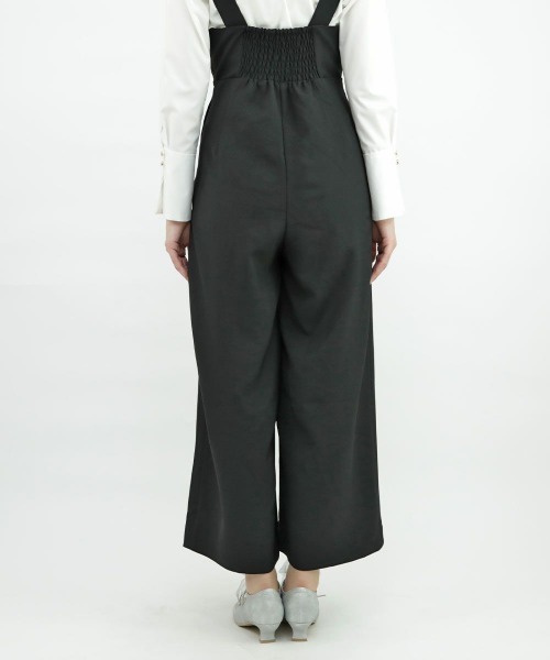 an another angelus（アンアナザーアンジェラス）の「【2サイズ展開】ディープネックレースアップサロペット/ananotherangelus/fint　フィント（サロペット/オーバーオール・レディース・ピンクベージュ/ブラック・1/2）」の14枚目の写真