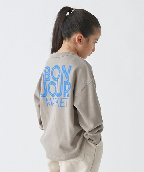 FOV（フォブ）の「フォブ BONJOUR トレーナー（スウェット・キッズ・ホワイト系その他2/グレイッシュベージュ/ブラック・S/L/XL/M）」の15枚目の写真