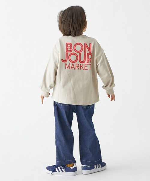FOV（フォブ）の「フォブ BONJOUR トレーナー（スウェット・キッズ・ホワイト系その他2/グレイッシュベージュ/ブラック・S/L/XL/M）」の13枚目の写真