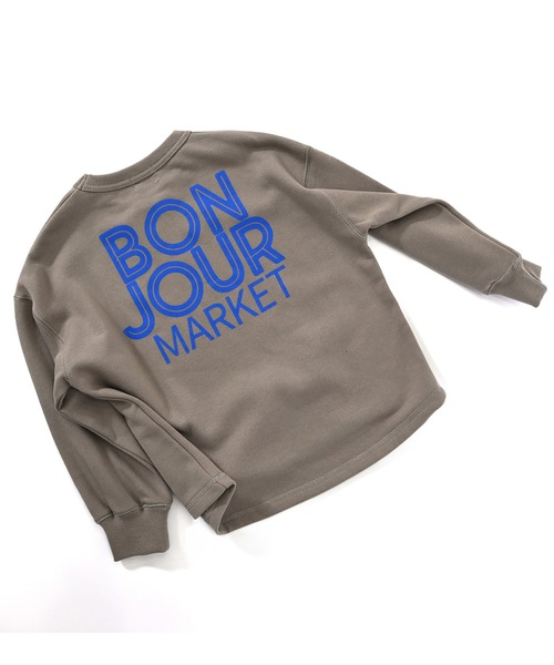 FOV（フォブ）の「フォブ BONJOUR トレーナー（スウェット・キッズ・ホワイト系その他2/グレイッシュベージュ/ブラック・S/L/XL/M）」の7枚目の写真