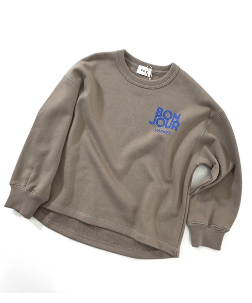 FOV（フォブ）の「フォブ BONJOUR トレーナー（スウェット・キッズ・ホワイト系その他2/グレイッシュベージュ/ブラック・S/L/XL/M）」の10枚目の写真
