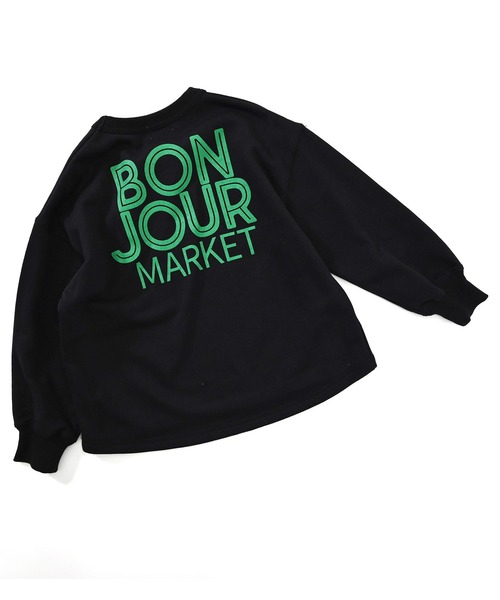 FOV（フォブ）の「フォブ BONJOUR トレーナー（スウェット・キッズ・ホワイト系その他2/グレイッシュベージュ/ブラック・S/L/XL/M）」の8枚目の写真