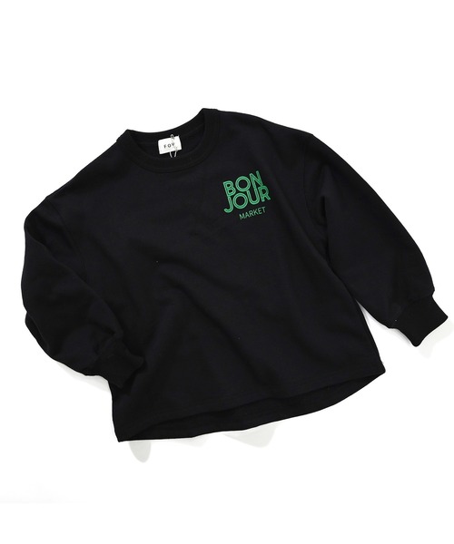 FOV（フォブ）の「フォブ BONJOUR トレーナー（スウェット・キッズ・ホワイト系その他2/グレイッシュベージュ/ブラック・S/L/XL/M）」の11枚目の写真